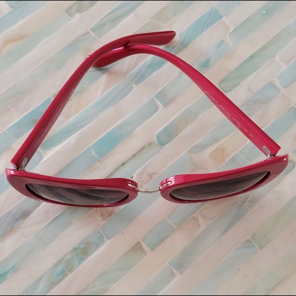 Dolce & Gabbana Red Cat Eye Sunglasses - Picture 3 of 8